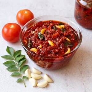 Tomato Pickle (Tomato Pachadi)