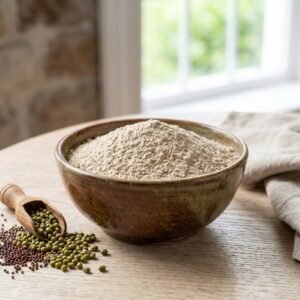 Pesara Ragi Dosa Premix (Soaked Finger Millet, Sprouted Green Gram Dosa Mix)