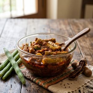 Munakkaya Pachadi (Drumstick Pickle)