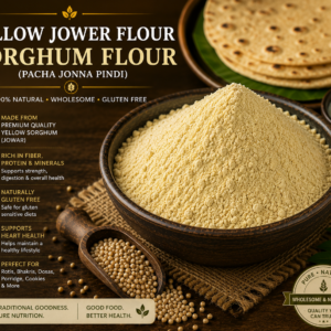 Yellow Jowar Flour| Sorgham Flour (Pacha Jonna Pindi)